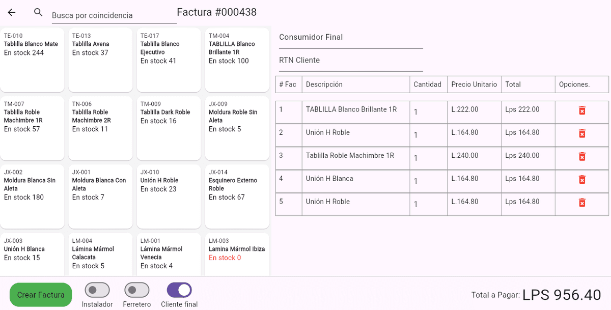Aplicación de Gestión de Inventarios